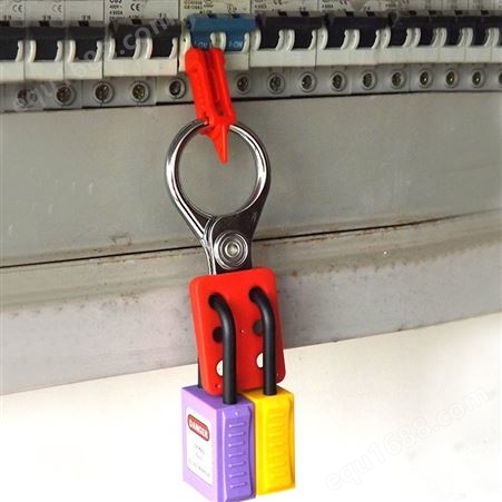 duuke/都克 H16 铝制 工业安全六连锁具1.5英寸搭扣锁