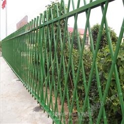 园艺护栏 304不锈钢 仿竹护栏 横梁分片式篱笆 草坪围挡