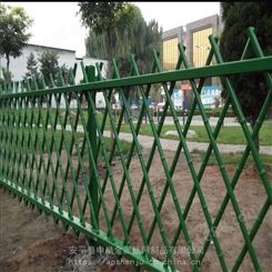 新农村菜地园林仿竹围栏不锈钢仿竹防护栏杆定制篱笆护栏
