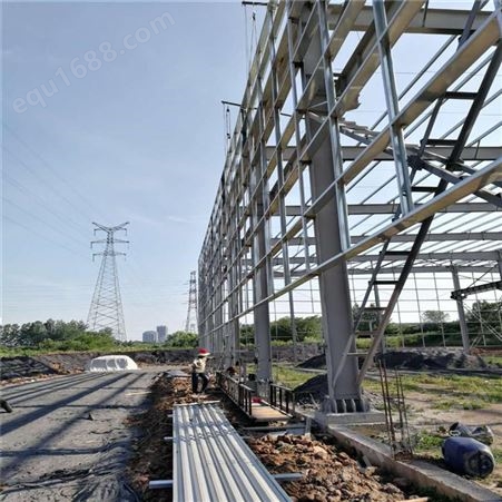 钢结构安装_ALC板防火墙_呼和浩特钢结构工程施工_厂家