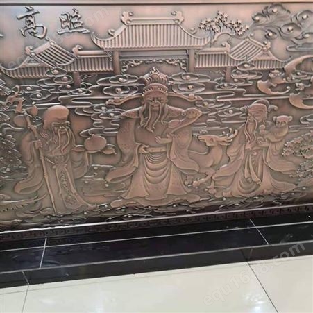 铝雕厂家 酒店简约浮雕壁画 古铜 家居铝板浮雕装饰 尺寸可定制