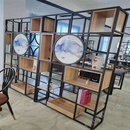 书架不锈钢书柜装饰展示架落地架客厅多层金属置物架现代