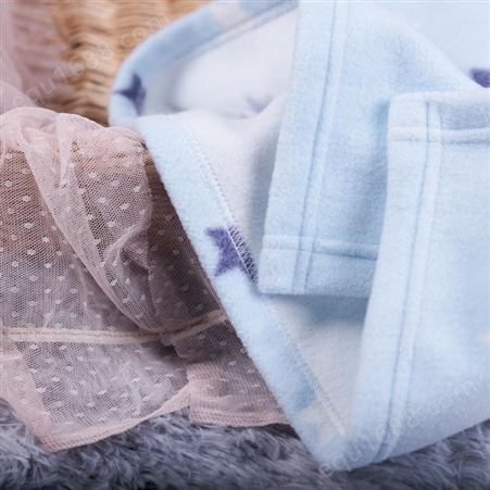 婴儿毯定制 纯棉印花新生婴儿抱毯