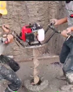 管桩取泥机 螺旋挖桩孔清淤泥神器 掏桩挖泥机厂家 雷力机械