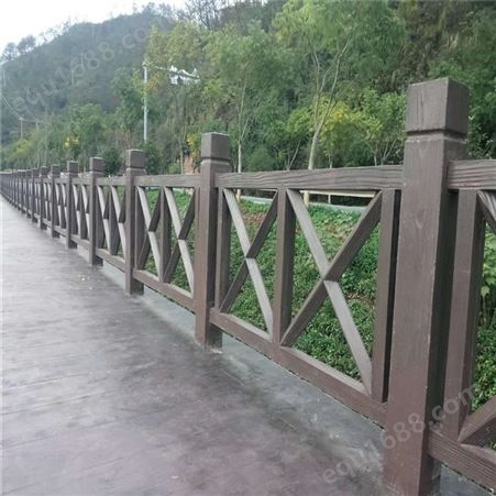 景区仿木栏杆 肖氏  景观竹节护栏 高速护栏 价格合理