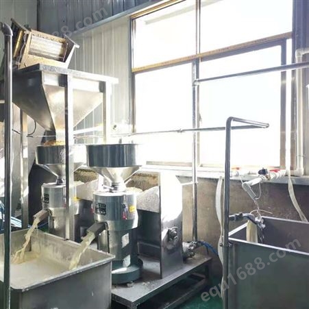 豫之商出售 搅渣机 豆制品磨浆生产线 自动化三联磨浆机