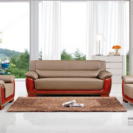 北欧皮艺沙发-多功能可拆洗实木沙发组合-现代简约小户型科皮沙发