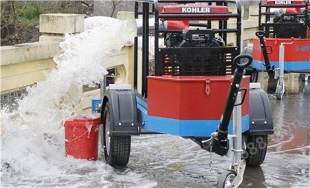 应急排水柴油机 应急抢险排涝车 小型车载式水泵
