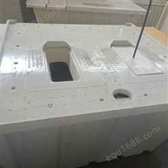 内蒙古双坑交替式卫生厕所化粪池 玻璃钢模压化粪池厂家批发