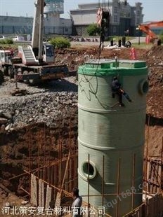 小区生活污水处理装置 玻璃钢地埋式箱泵一体化预制设备厂家