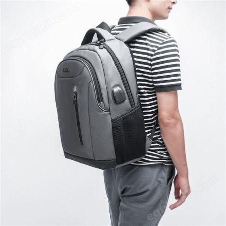 双肩背包同款外贸男士双肩包时尚多功能电脑包书包男背包