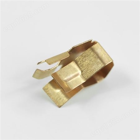 黄铜簧片 异形插座配件 五金冲压铜配件 来图来样加工