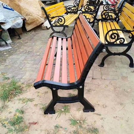 油漆处理仿木材长椅 耐用坚固型座椅 节省空间 宏北