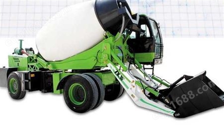 自动轮式水泥运输混凝泥土运输一体大型混凝混泥土平口泵车搅拌车
