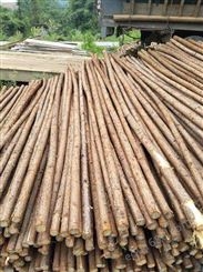 河源绿化杆批发 厂家 杉木桩 防汛木桩