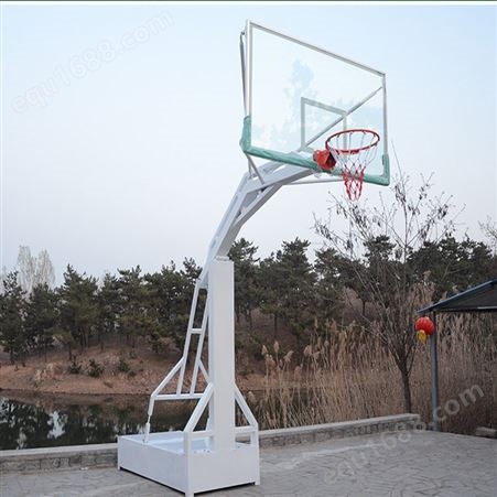 鑫煜供应 平箱篮球架 仿液压篮球架 移动升降篮球框 价格合理