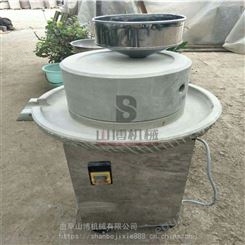 辽宁环保材质艾绒石磨机 现磨养生艾草石磨艾绒机
