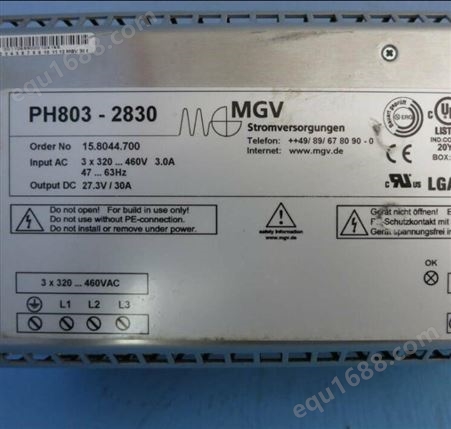 MGV PH803-2830 直流电源 输入3x 320-460V 3A 输出27.3
