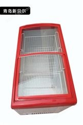 冰箱冷藏冷冻展示柜 冰柜商用 透明玻璃卧式超市冰激凌