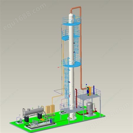 锦益创典 碳酸氢铵溶液系统方案 精馏蒸氨 工艺包开发 工程设计