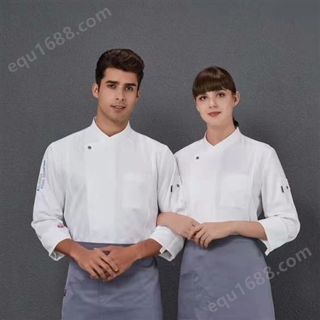 金昌酒泉厨师服 餐厅食堂厨师服 设计定制印logo