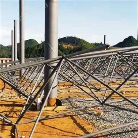 电厂干煤棚网架 徐州5万吨网架加工厂 昆仑生产公司