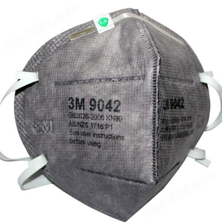 3M 9042A 3M 9042A有机蒸气异味及防颗粒物活性炭防尘口罩(头带式/标准号）