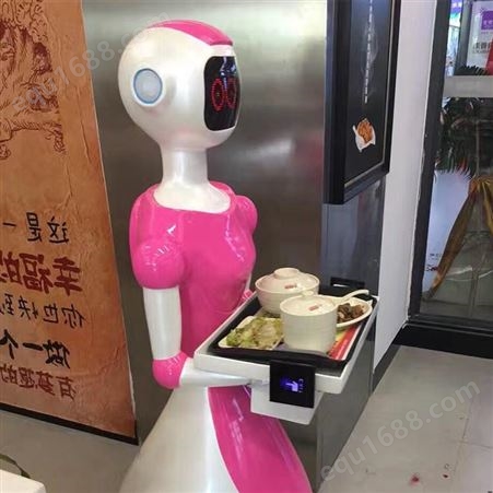 智能送餐机器人小蛮腰批发商 供应卡特送餐机器人