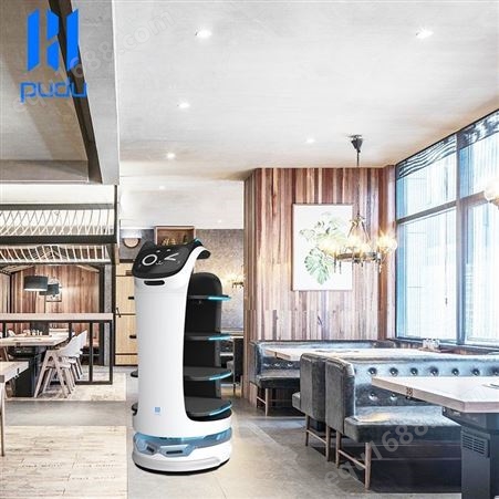 酒店送餐机器人 导航送餐机器人 送餐机器人招商 普渡机器人