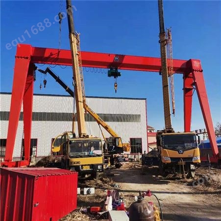 龙门吊厂家支持定制多种规格移动龙门吊 16吨 32吨  欢迎选购