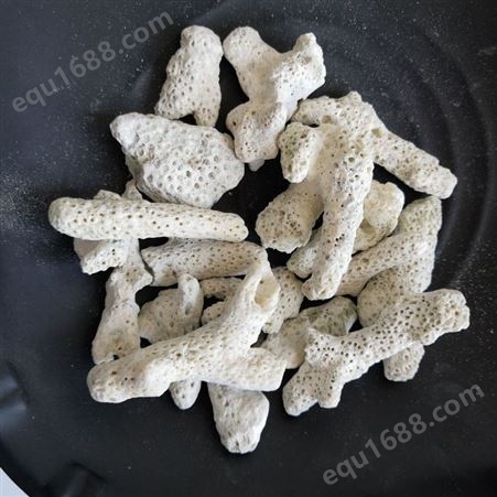 珊瑚砂 过筛珊瑚石 多孔石 珊瑚骨 水族滤材 珊瑚虫