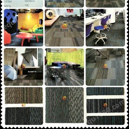 橡胶地板 PVC工程地板  办公室学校商场专用 可靠