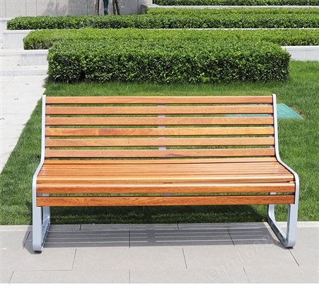户外长凳休闲公共座椅;广场椅园林椅;菠萝格实木室外长条凳;厂家定制户外长椅