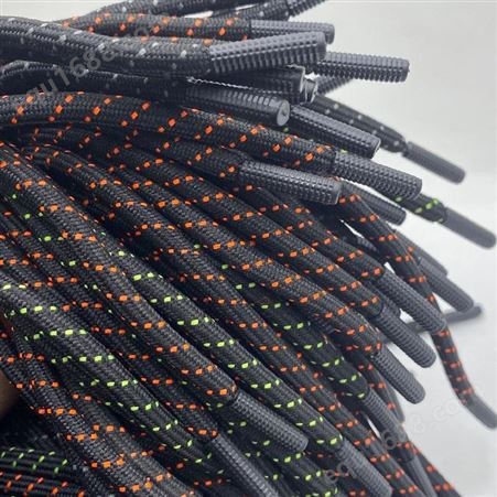 厂家定做联创塑料头帽绳裤腰束口绳 0.5包热缩管打塑料头三色头