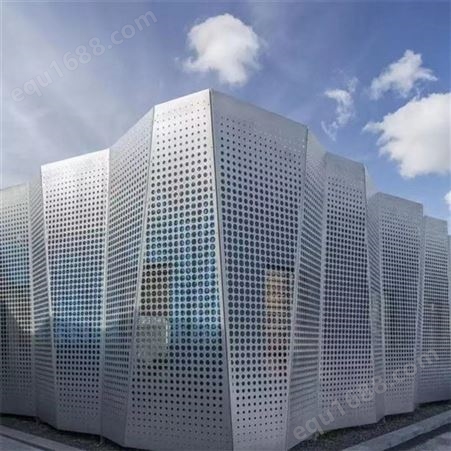 冲孔铝单板 氟碳镂空装饰铝幕墙  吉聚铝业 铝型材定制