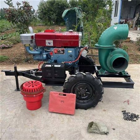 柴油机大棚大功率抽水泵 柴油电启动抽水泵 农用大流量柴油机抽水泵