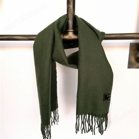 围巾优质厂家 墨绿色围巾 围巾可定制 花色齐全