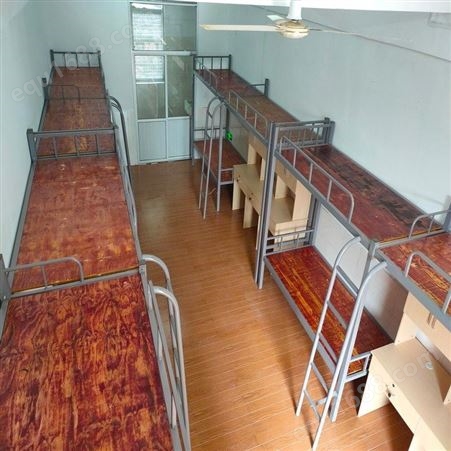 单双人高低铁架床双层加厚学生宿舍员工公寓上下床定制