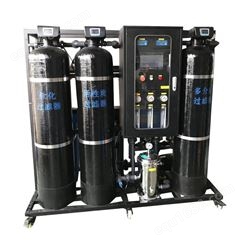 1吨每小时纯水机反渗透RO机设备1T/时纯水系统食品厂水处理设备