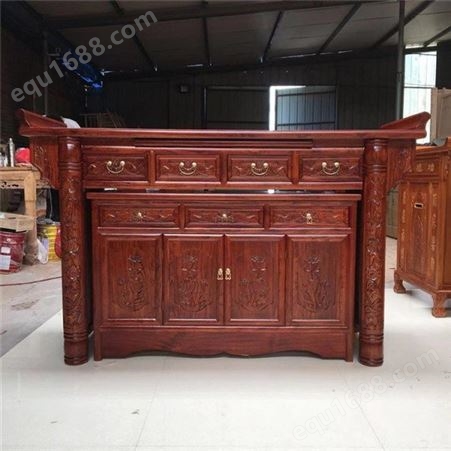 工厂生产加工 实木供柜 祖先中式古典实木 佛台玄关 供桌