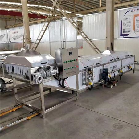 荷霖推荐速冻玉米蒸煮机 速冻玉米生产流水线设备 板栗一套加工设备